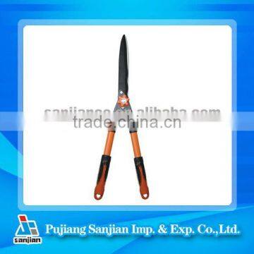 Steel tube handle telescopic anvil steel hedge shears