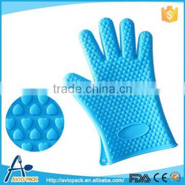 Wholesale Heat Resistant Silicone Gloves for BBQ, Baking, Cooking photo-2