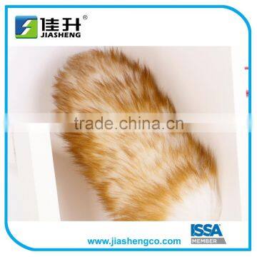 Wool duster with wooden wood bamboo handle