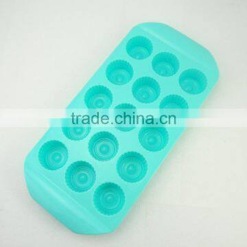 Cute 15 Cup Round Chocolate Shape Silicone Ice Maker Factory in Shenzhen China photo-5