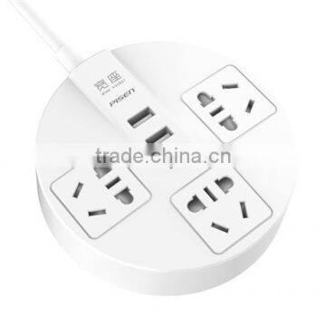 Multi Sockets Power Strip 3 Outlet With 3 USB Surge Protector Charging Station photo-3