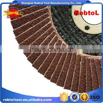 T27 flap disc 115mm 4.5inch aluminum oxide grinding wheel abrasive flap disk Grit40 flap wheel Sanding