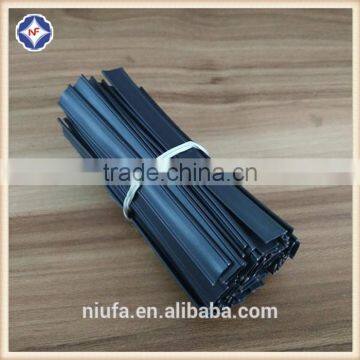 Color Black Precut Plastic Double Wire Twist Tie For Packaging photo-5