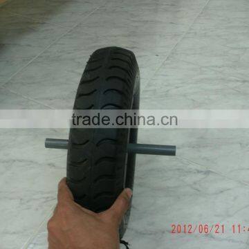 4.80/4.00-8 Rubber Wheel With Steel Rim Made in China photo-3