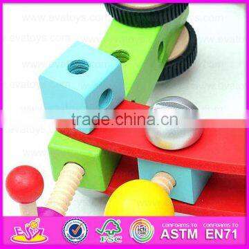 Amusing Educational Wooden Screw Assembly Toy Car for Kids,Multipurpose Wooden Toy Screw Nut Combination for Children W03C017 photo-2