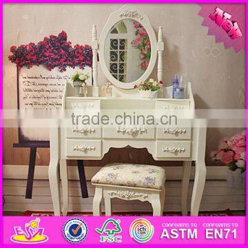 2016 Wholesale High Quality Solid Wooden Make up Vanity W08H058 photo-6