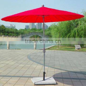 High Quanlity Big Outdoor Glassfiber Umbrella with base