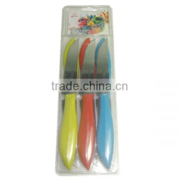 KN2010 6 pcs color knife