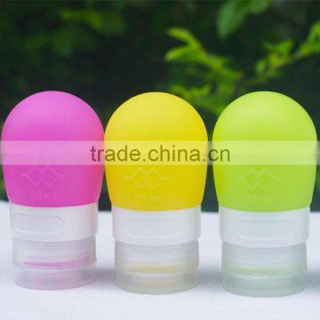 30ml 60ml 90ml Colorful Empty Silicone Travel Refillable Bottle Cosmetic Soft Tube Packing Press photo-2