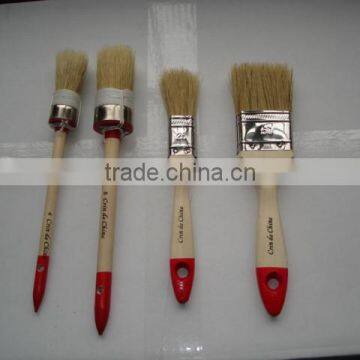 4pcs Wooden Handle Paint Brush Set photo-3