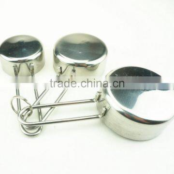 42146 3 Pcs Stainless Steel Nesting Measuring Cups and Spoons Set photo-3