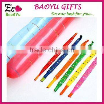 Hot Sale Colorful Latex Free Balloon Magic Rocket Balloon Long Shape Party Balloon
