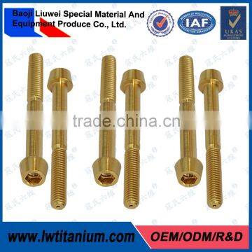 Factory direct supply and High Quanlity DIN912 titanium hexagon socket head cap screws