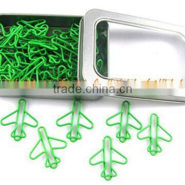 Fancy Airplane Shaped Colorful Paper Clips photo-4
