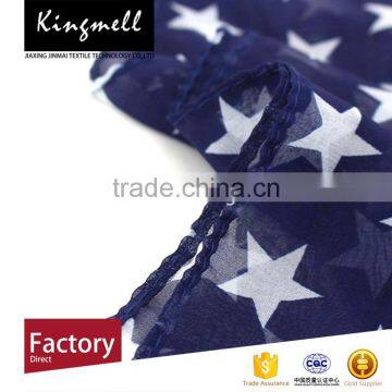 Custom-made Digital Print American Flag Scarf Fashion Scarf photo-3