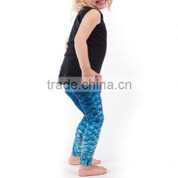 Kids Clothing Baby Girl Tights Printed Mermaid Pattern Leggings HSL2533 photo-2