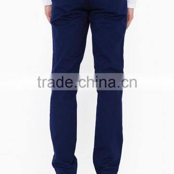 Wholesale Slim Fit Mens Long Trousers Leggings Custom Cotton Twill Chino Pants photo-6