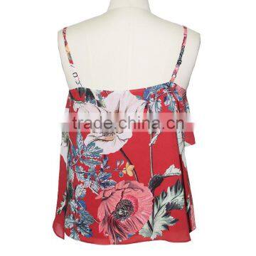 Women Fashion Apparel Loose Fit New Print Chiffon Tops and Blouse Picture photo-4