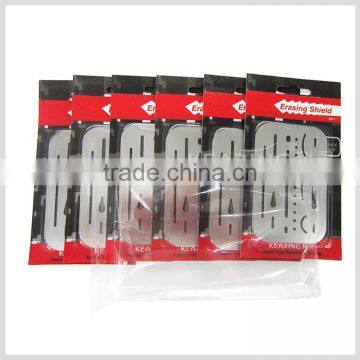 Kearing Promotional Aluminum Erasing Shield With Blister Card Package photo-4