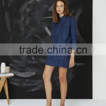 Hot Sale Ladies Classic Button up Casual Dance Shirt Cheap Price photo-4