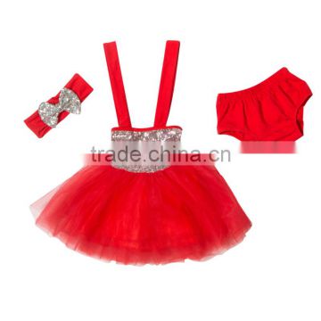 Wholesale Tulle Fluffy Ballet Baby Tutu Skirt For Girls colorful sequin casual dress set