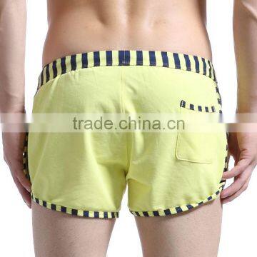 Custom Mens Sports Shorts Comfy Boer Eercise GYM Underwear Casual Home Underpants Loose Men's Yoga Shorts Pajamas photo-3