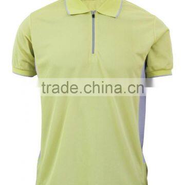 Hot Sale Fashion Unisex Polo T-Shirt With Zip photo-3