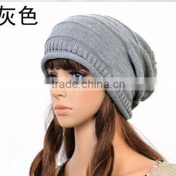 Nice quality wool ladies knitted beanie