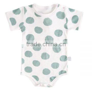 Cartoon Baby Triangle Jersaylong Sleeves Baby Rompers 2017 Wholesale photo-2