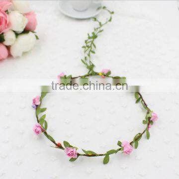 Charming Lady Photography Accessories Decoration Small Girl Headbands Withy Round Flower Headband