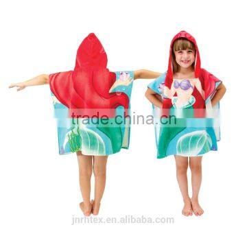 Microfiber Hooded Poncho Towel Forkids photo-5
