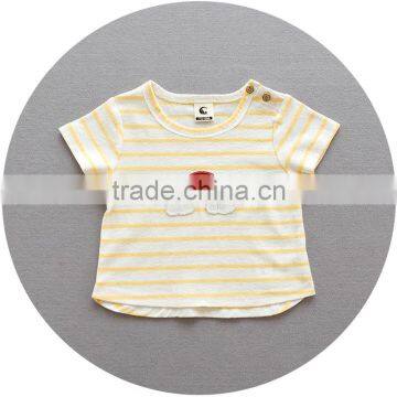 S17375A 2017 Popular Short-sleeved Boy T-shirt 100% Cotton Children T-shirt photo-5