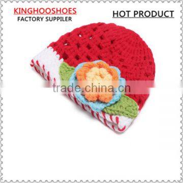 infant toddler girl baby cute handmade knit crochet cap