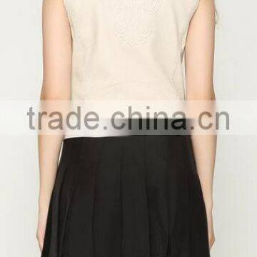Runwaylover EY1050C 2017 Ladies Fashion Sleeveless Pu Jackets