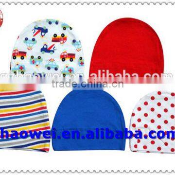 muti colors 100% cotton baby hat kids beanie hat