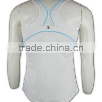 China Manufactory High Quality Dri-fit White Low MOQ Custom Vests