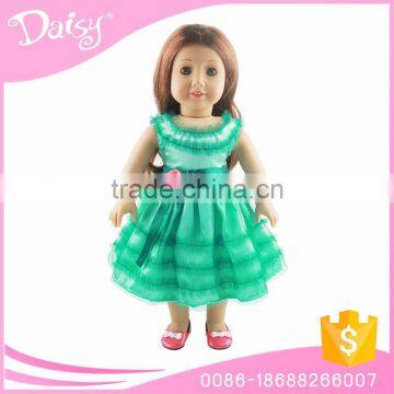 wholesale green party dress 18 inch our generation doll clothes