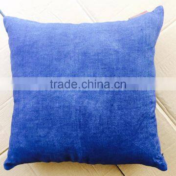 Indigo Linen Cushion Cover