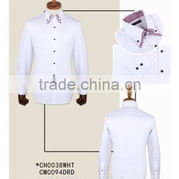 100% Cotton Blue Poplin Custom Made to Measure Custom Mens Dress Shirt photo-4