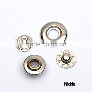 4 Part Brass Metal Snap Button 16mm Bubble Fastener Black/nickle/Bronze Jacket Fastener photo-3