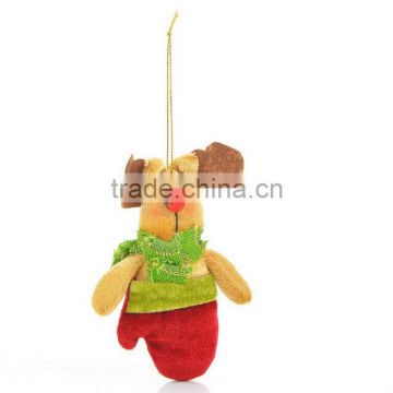 Toy Dolls Glove Shape Multicolor Charm Christmas Beer Pendants