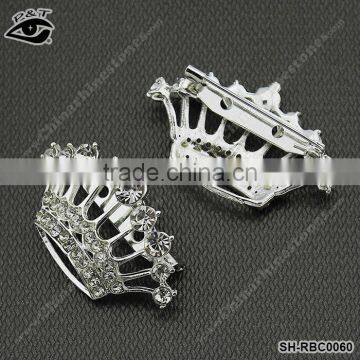 Rhinestone brooches Crown Design for bridal