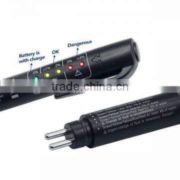 Full Tracking 2016 New Brake Fluid Lipuid Tester 5 LED Car Vehicle Automotive Test Oil Pen For DOT3, DOT4, DOT5 Free Shipping photo-4