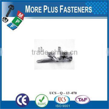 Made in Taiwan High Quality Stainless Steel Cross Recessed Self Drilling TEK Screw photo-4