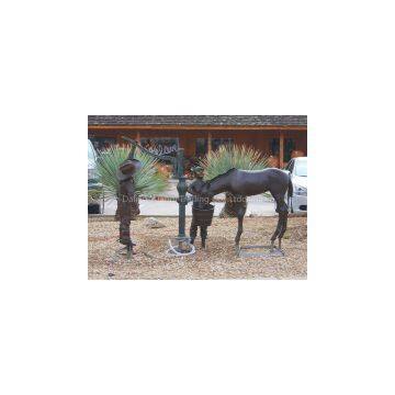 Large Cast Outdoor Garden Bronze Deer Sculpture for Sale