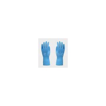 Size S , M , L , XL Kitchen Latex Gloves , sky blue dish washing gloves