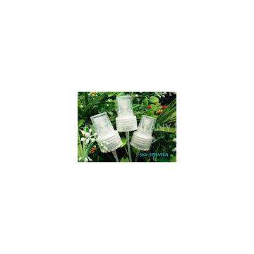 Transparent Pump Mist Sprayer For Spray Bottle , Perfume Sprayer Pump 24 /410