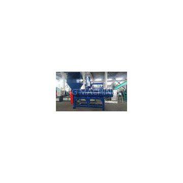 PET Bottle Flakes Plastic Washing Machine / PE Recycling Machinery with Stainless Steel