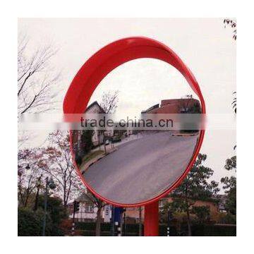 Traffic wide-angle convex mirror
