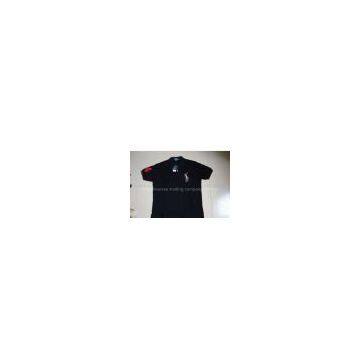 classic style mens ralph lauren polo shirt,multicolor pony,black